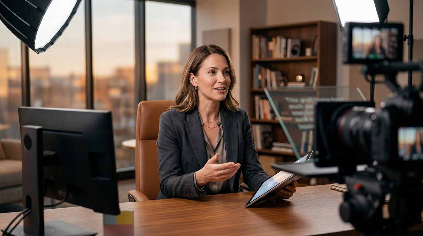 Authentic On-Camera Delivery: Strategies for Business Owners