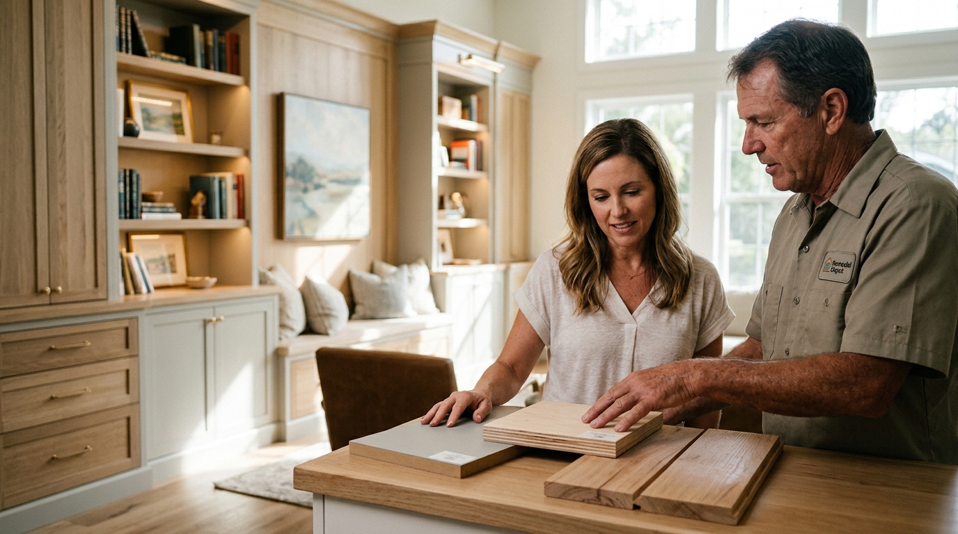 Best Materials for Built-Ins: Wood, MDF & Plywood Guide