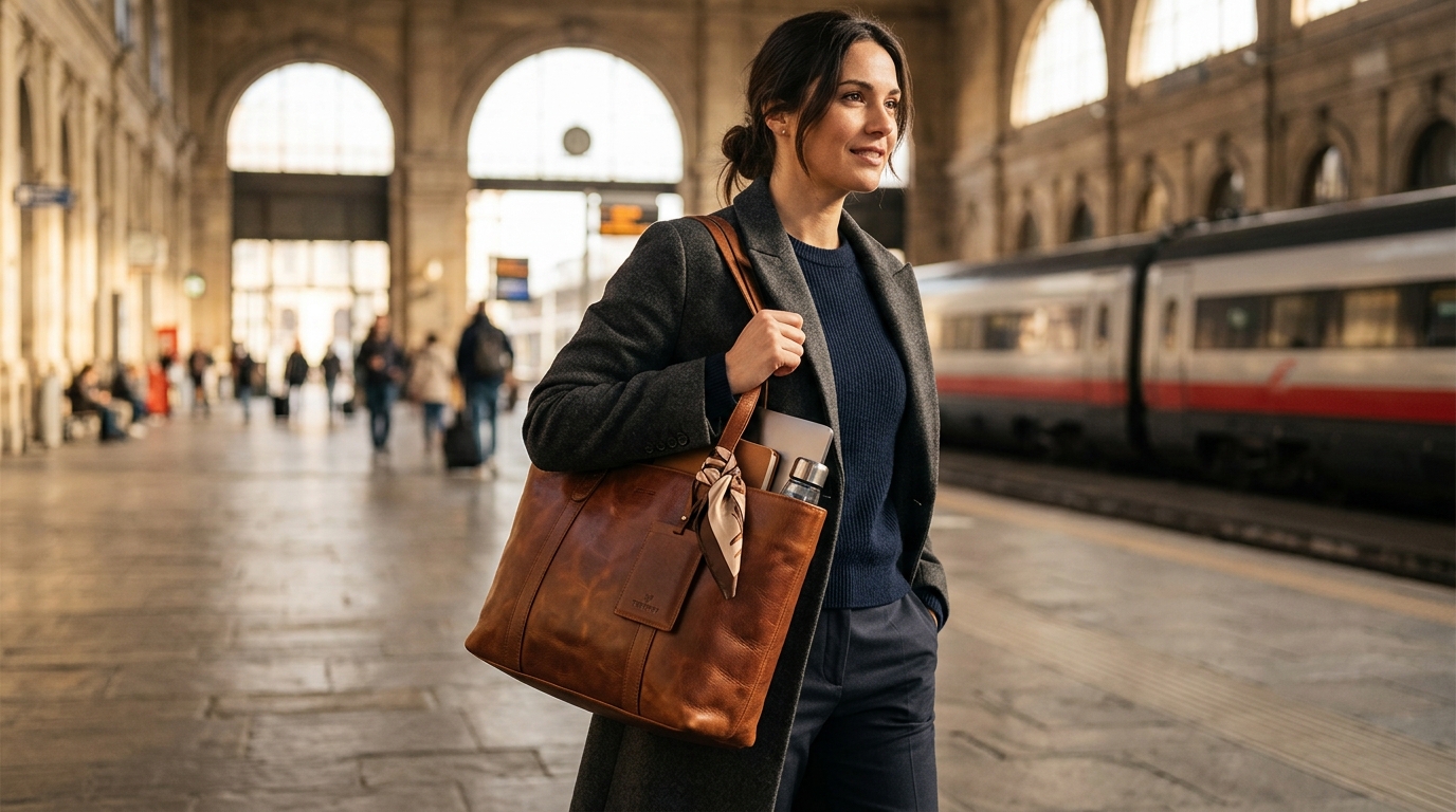 Versatile Leather Tote Bags for Work and Travel