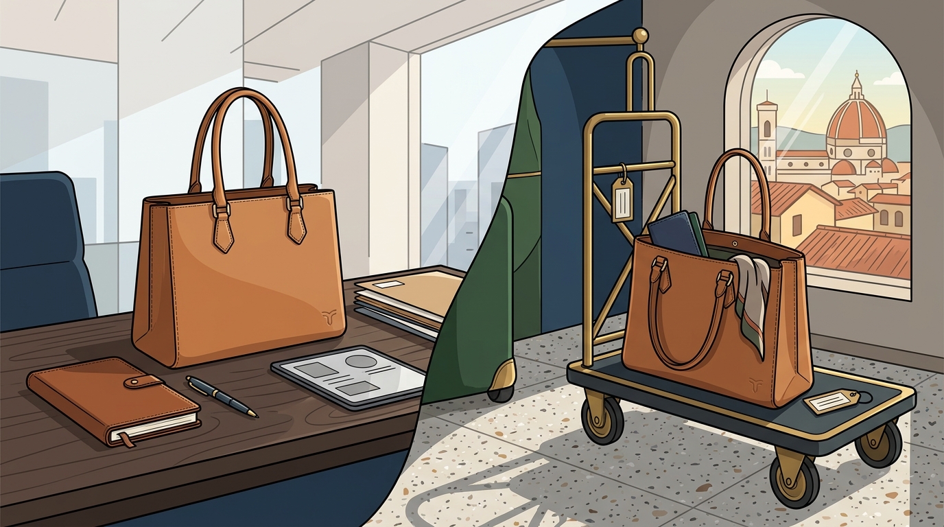 Versatile Leather Tote Bags for Work and Travel