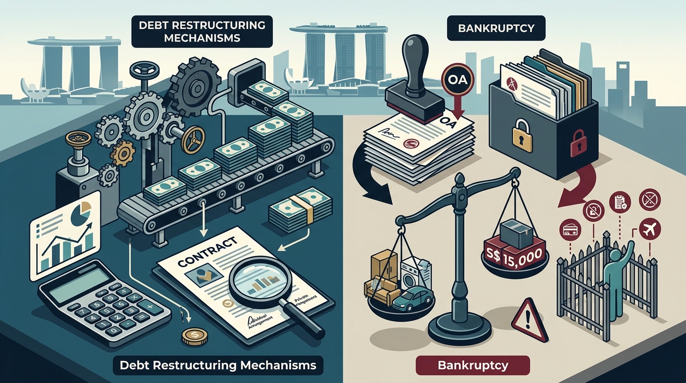 Debt Restructuring vs Bankruptcy in Singapore: A Complete Guide