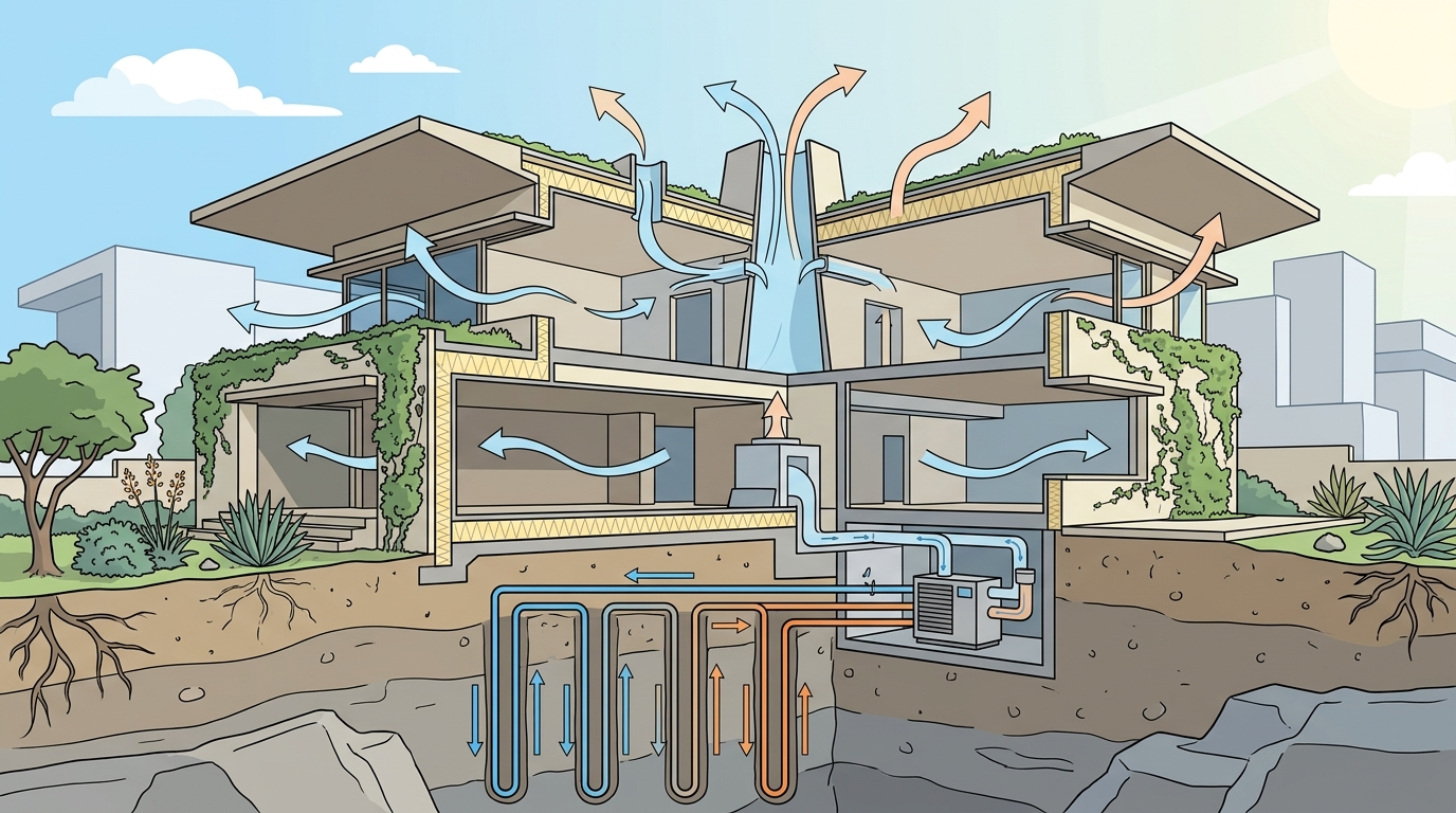 Passive Cooling & Geothermal Systems for Modern Luxury Homes