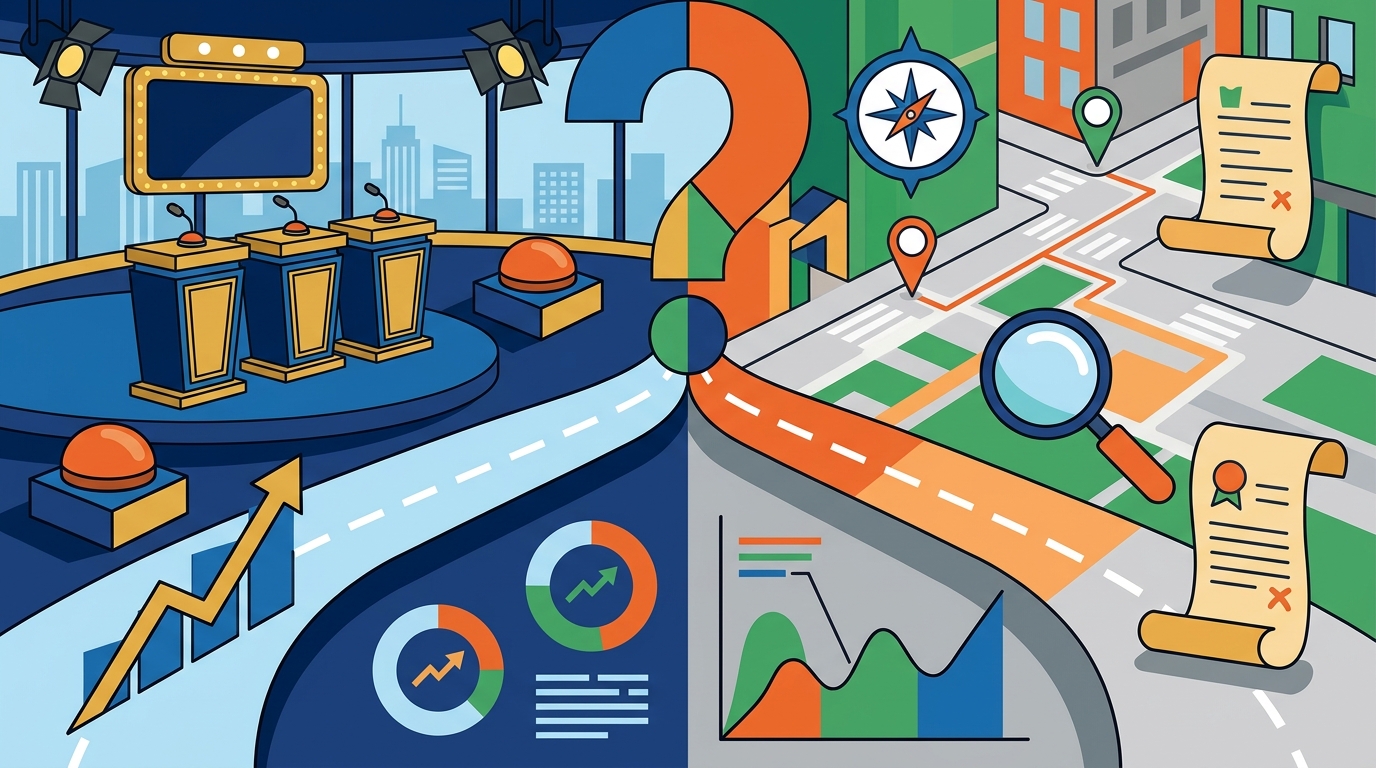 Corporate Game Shows vs. Outdoor City Scavenger Hunts for Team