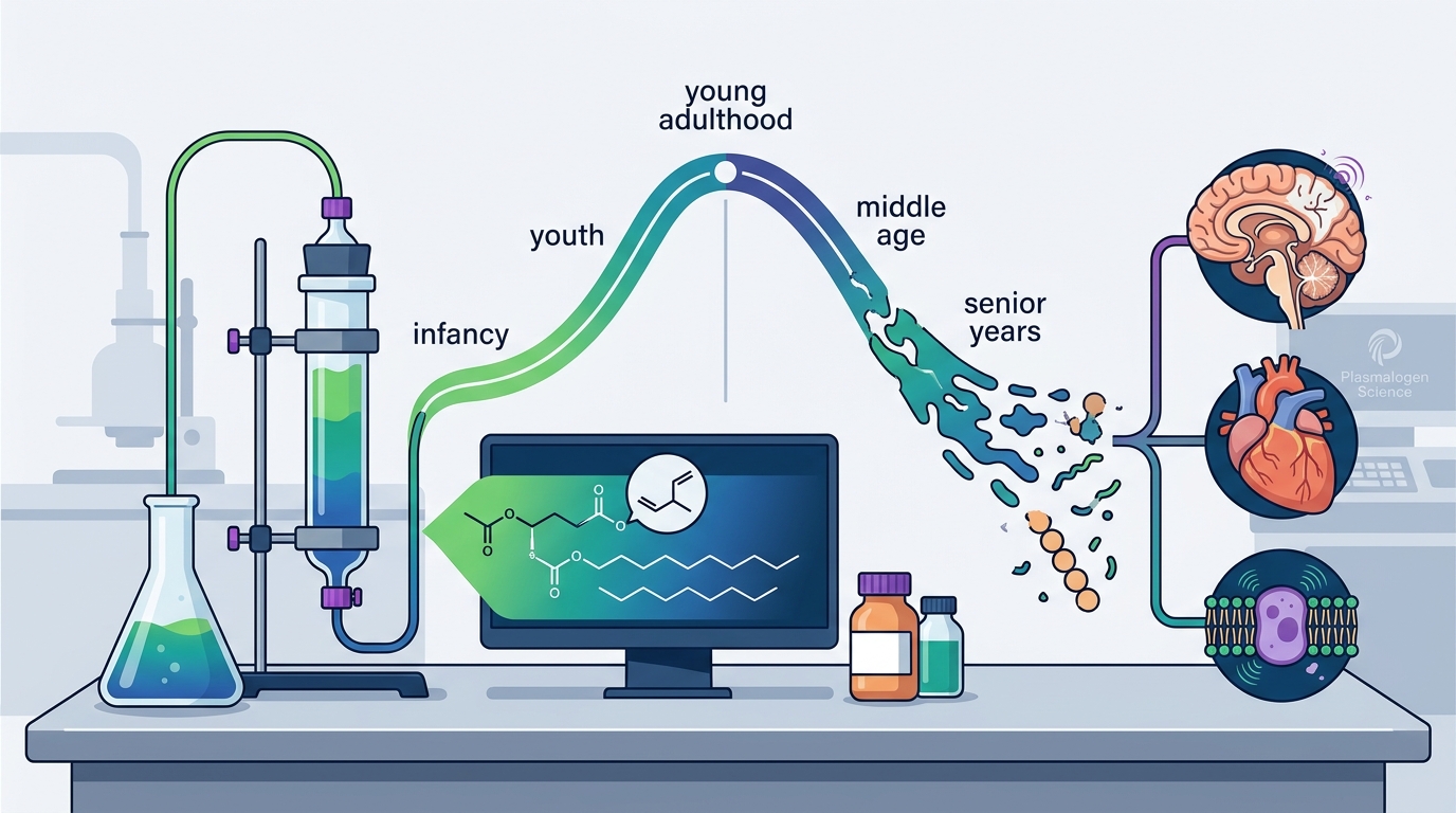 Plasmalogen Levels Across the Lifespan: Why Your Cells Lose These Critical Lipids as You Age