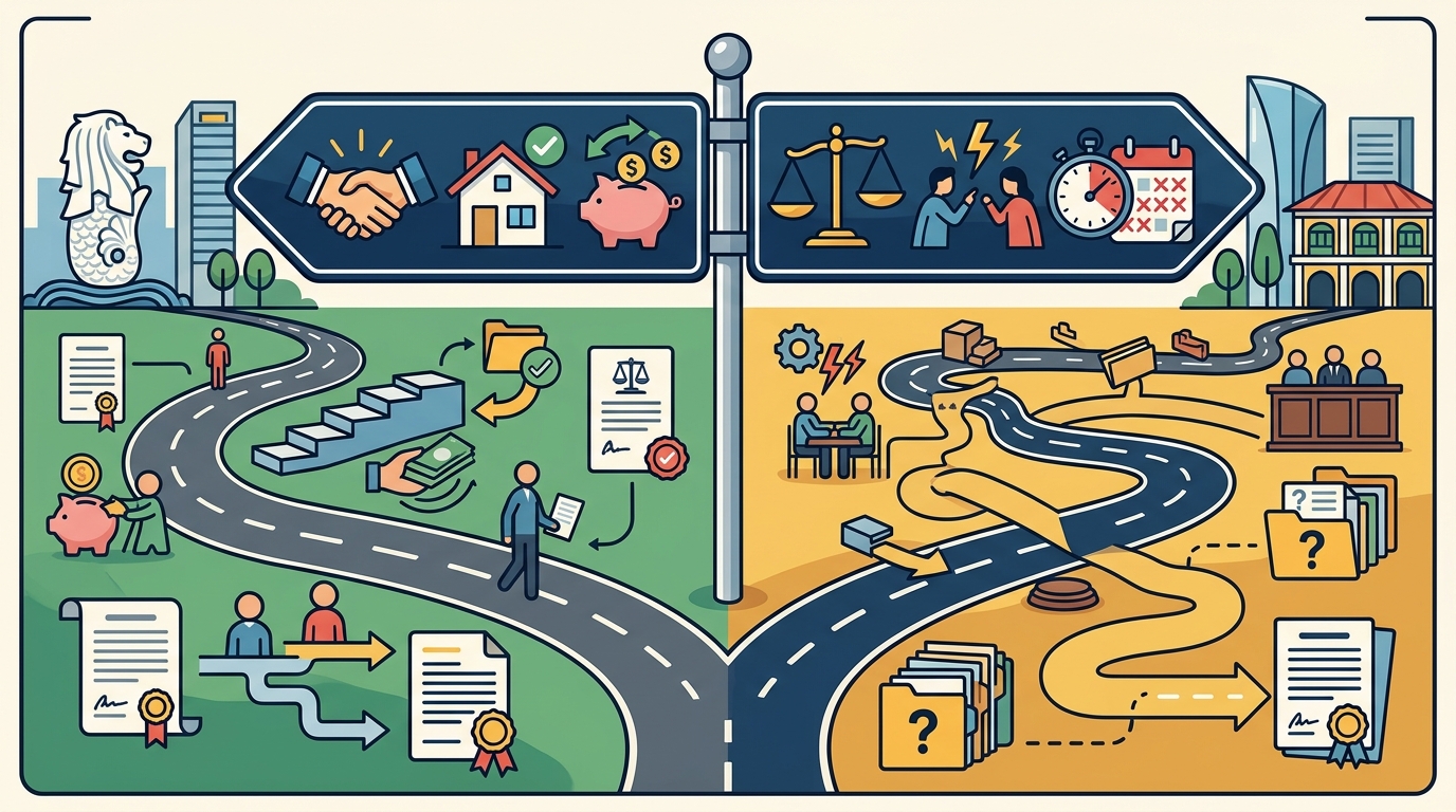 Contested vs Uncontested Divorce in Singapore: Legal Steps