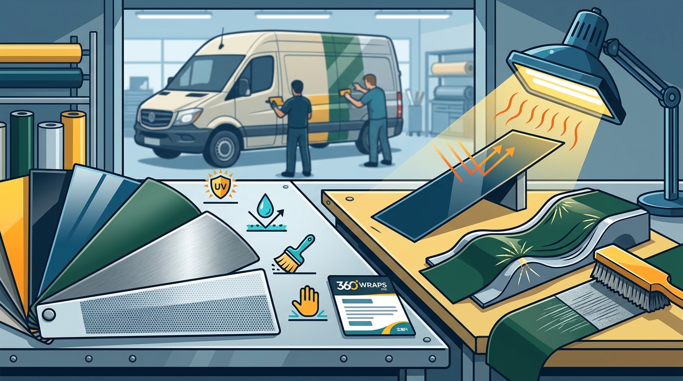 Choosing Commercial Vehicle Wrap Materials: A Complete Guide