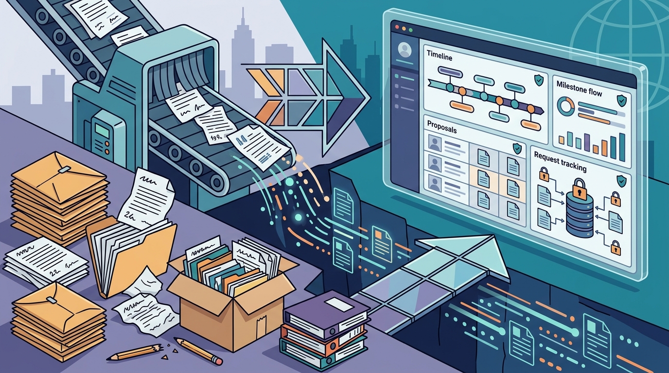 Transitioning from Paper Bidding to a Secure Online RFx Portal