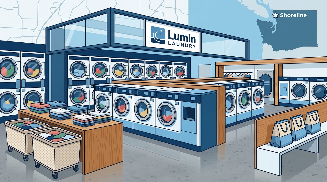 Best Laundromat Near Shoreline, WA: Lumin Laundry Review
