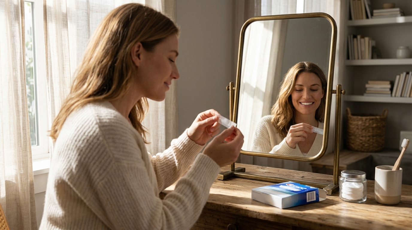 Do At-Home Whitening Strips Work on Stained Teeth? A Clinical 20