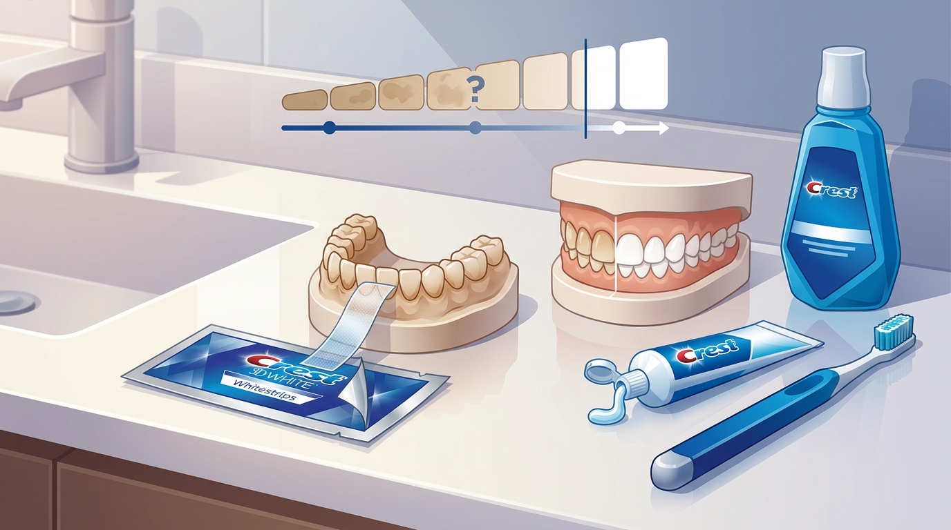 Do At-Home Whitening Strips Work on Stained Teeth? A Clinical 20