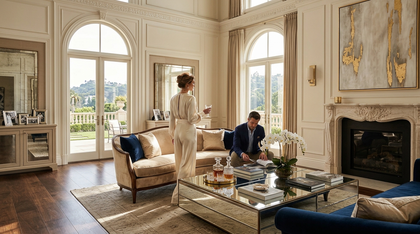 Hollywood Glamour & American Elegance in Luxury Design