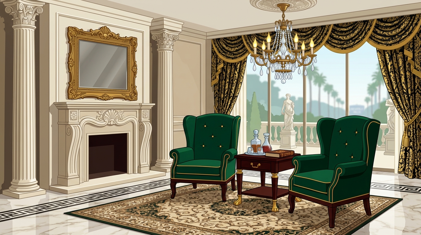 Hollywood Glamour & American Elegance in Luxury Design