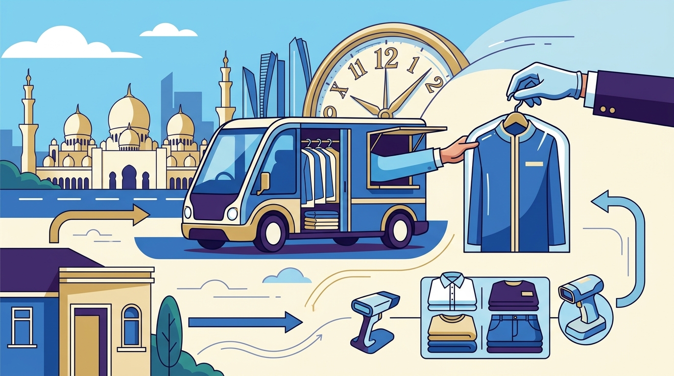 Laundry Pickup & Delivery in Abu Dhabi: Whites Guide
