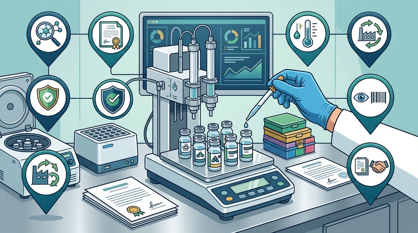 Choosing a High-End Peptide Supplier: 7 Critical Quality Checks