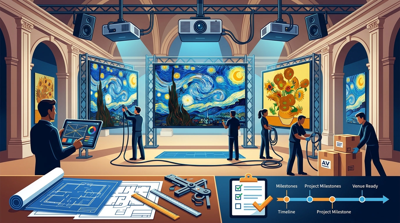 Bringing an Immersive Van Gogh Exhibition to Your Venue