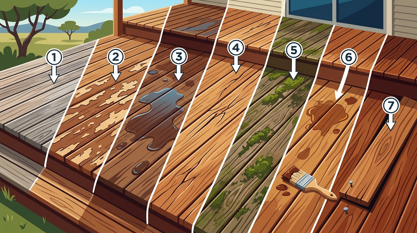 Signs Your Deck Needs Restaining: 7 Critical Warning Signs