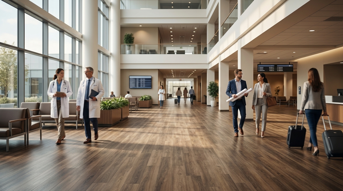 Who Manufactures Specialty Vinyl Flooring for Commercial Use?