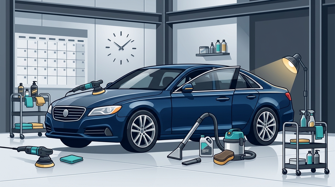 How Long Does a Full Car Detail Take? Auto Spa America Guide