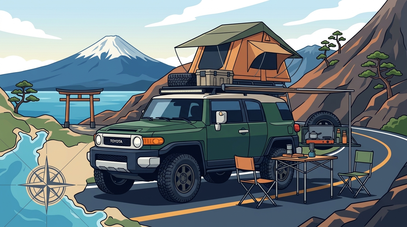 Rent a Stylish Overlanding Camper Van in Tokyo