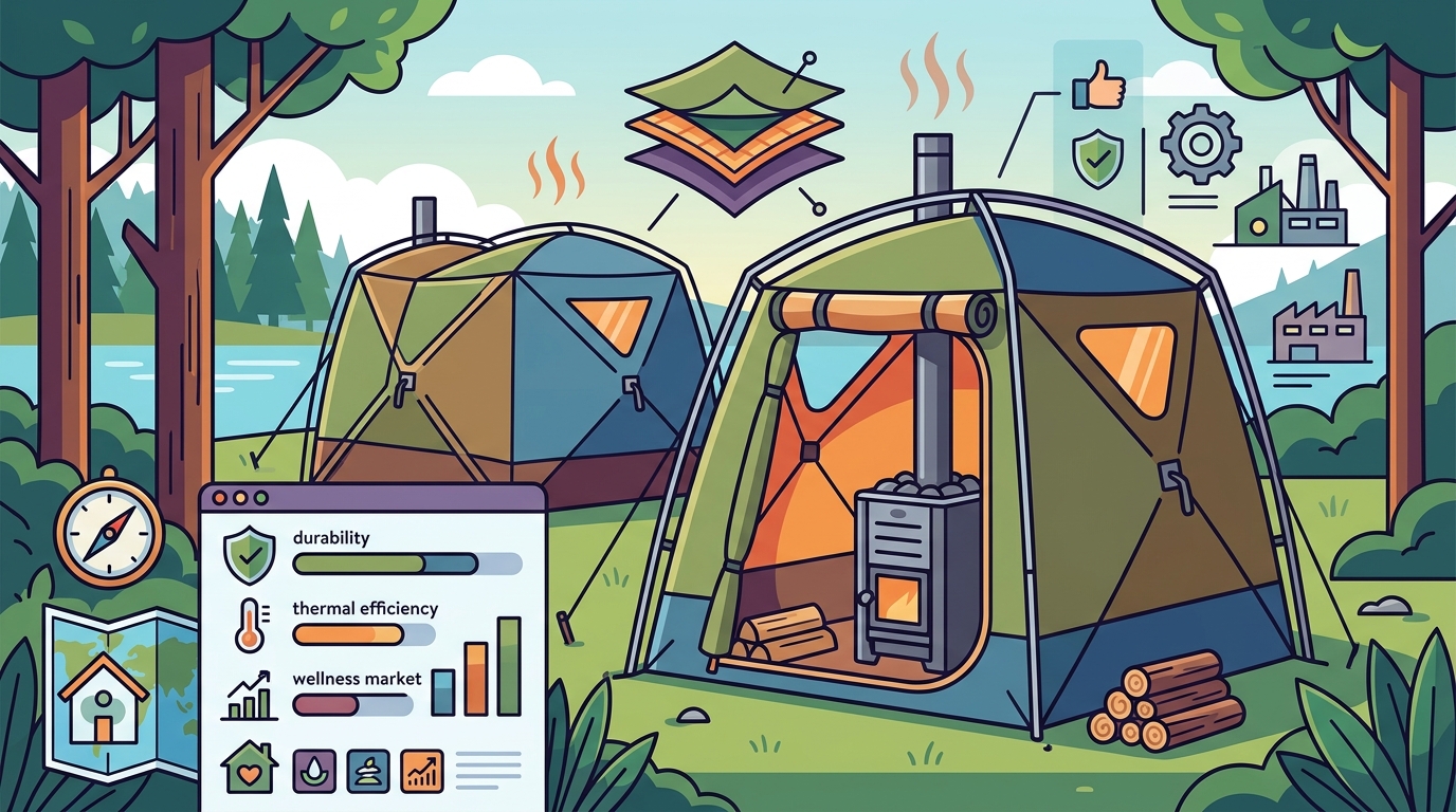 Top 5 High-Quality Tent-Style Saunas for Outdoor Wellness