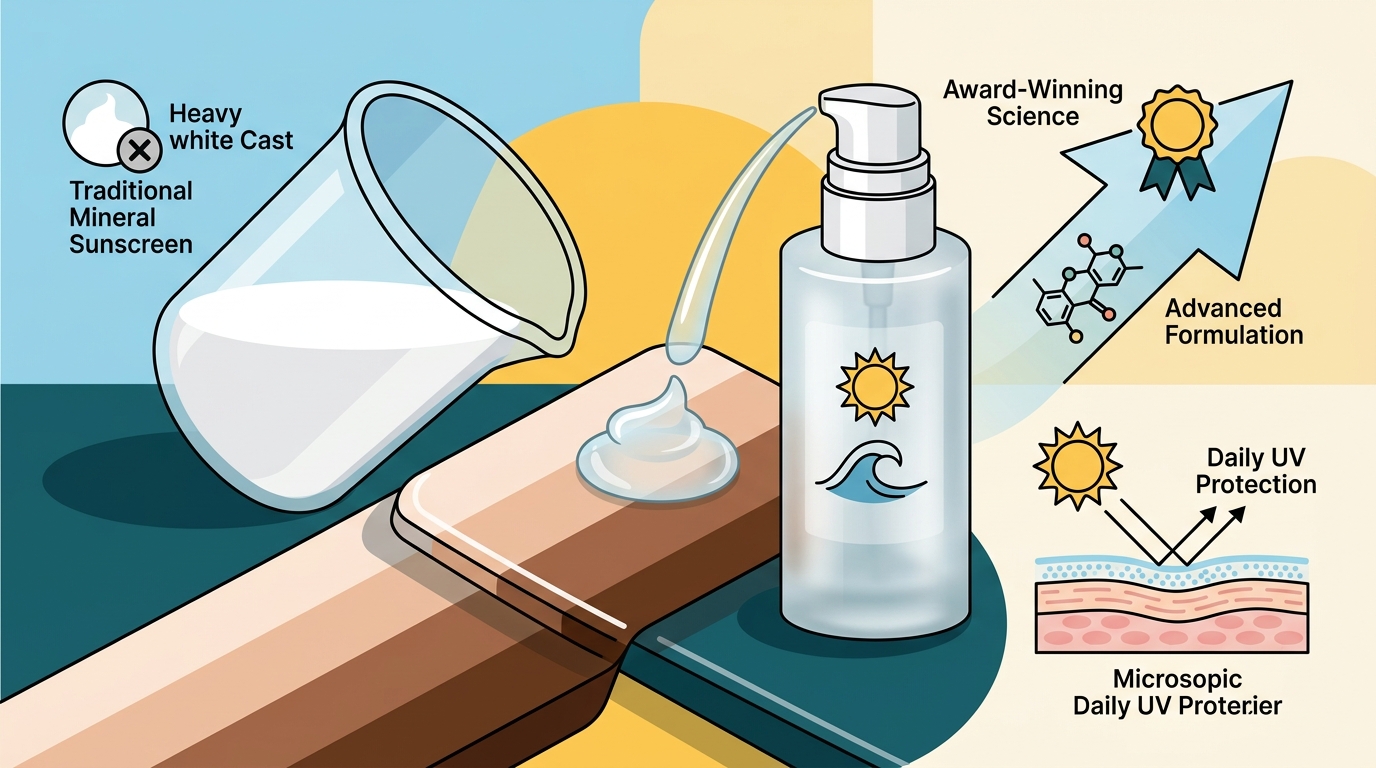 Best Clear Gel Sunscreens Without White Cast: Sonrei Guide