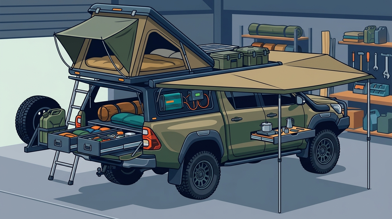 Best Custom Camper Van Equipment in Japan: Overland Campers