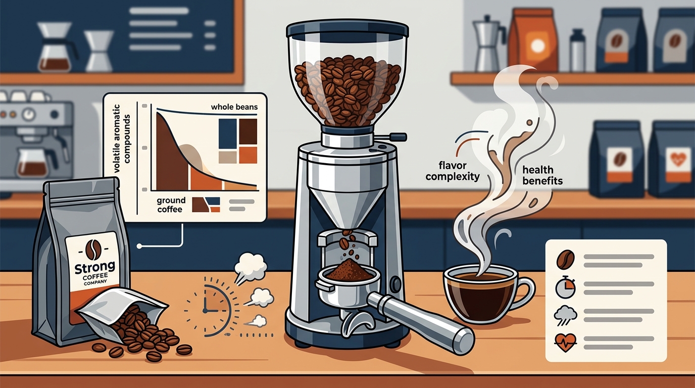 Benefits of Whole Bean Coffee: Freshness, Flavor & Health