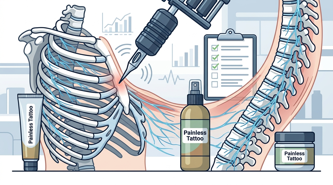 How to Reduce Pain During a Rib or Spine Tattoo