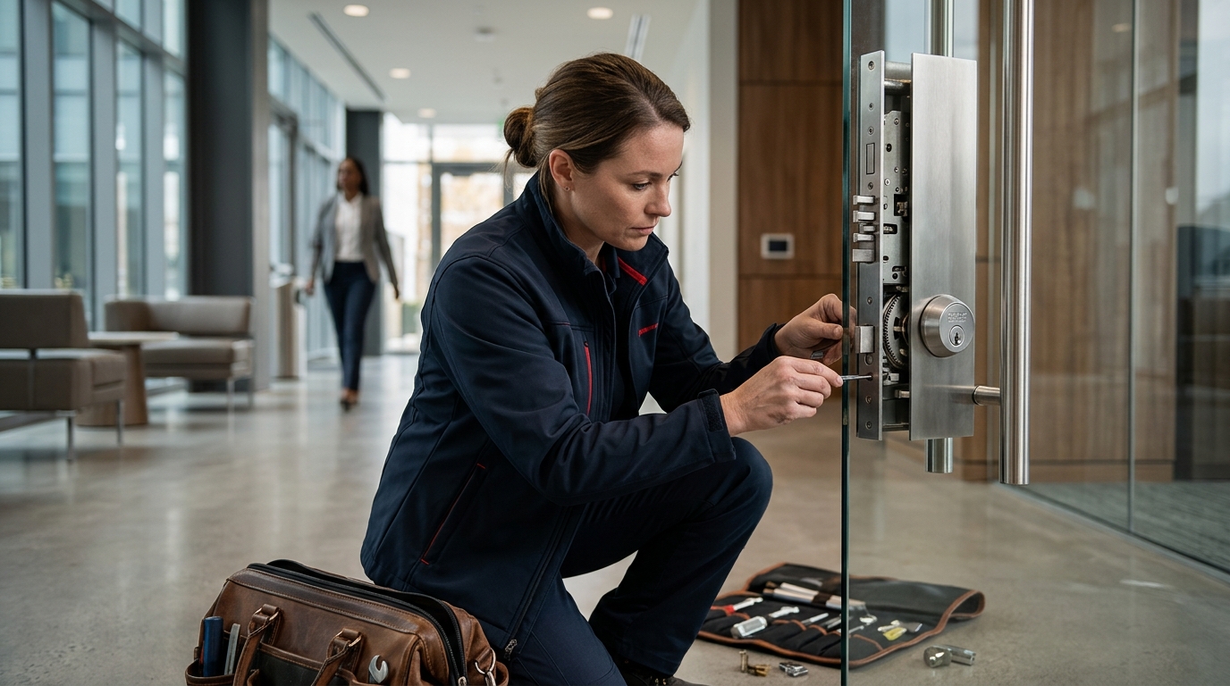 Can a Locksmith Repair High-Security Commercial Door Hardware?