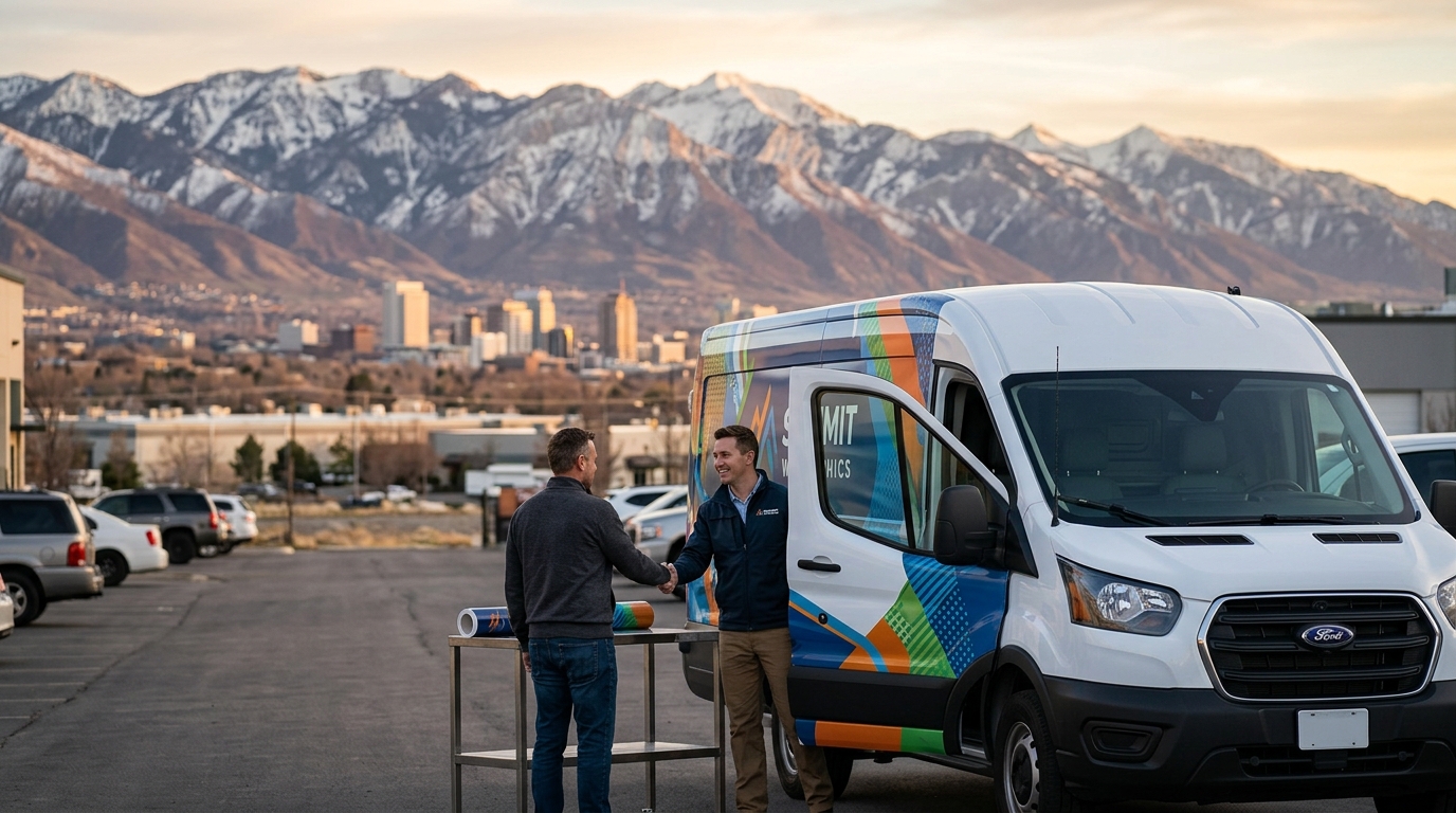 Commercial Vehicle Wraps in Salt Lake County | Summit Wraps