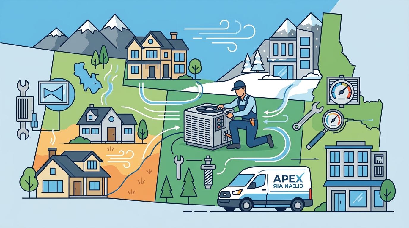 Trusted HVAC Provider in Utah, Colorado & Idaho | Apex Clean Air