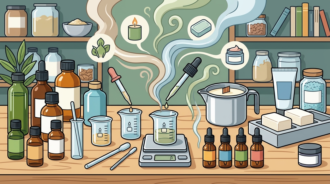 How to Create Custom Fragrance Blends for Homemade Products