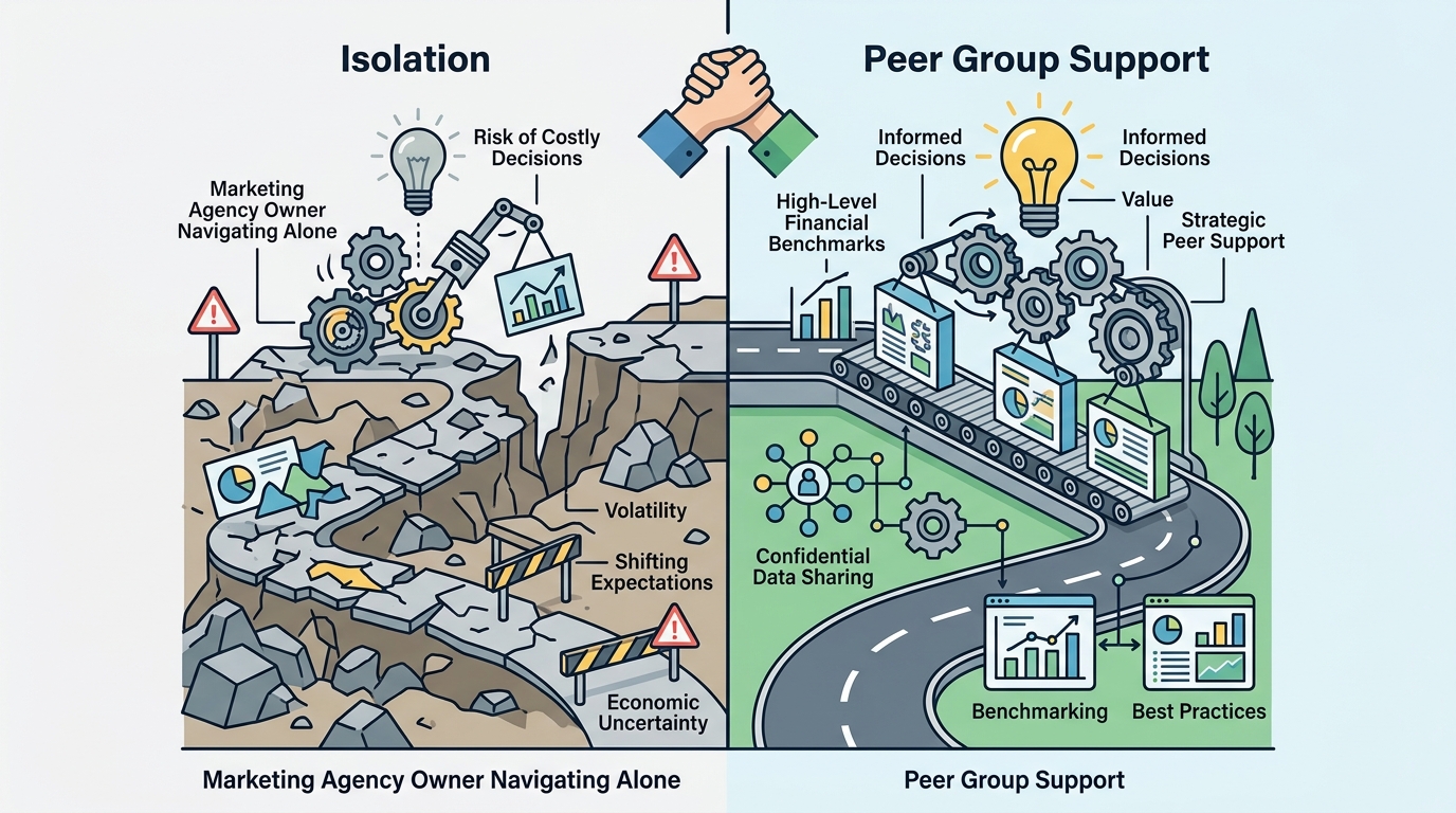 How to Find a Peer Group for Marketing Agency Owners