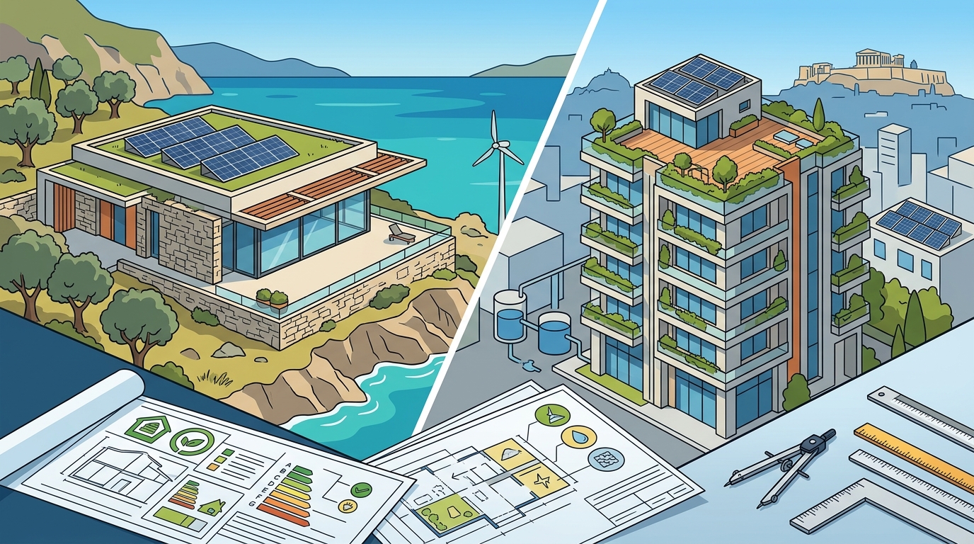 Top Sustainable Real Estate Developers in Lefkada and Athens
