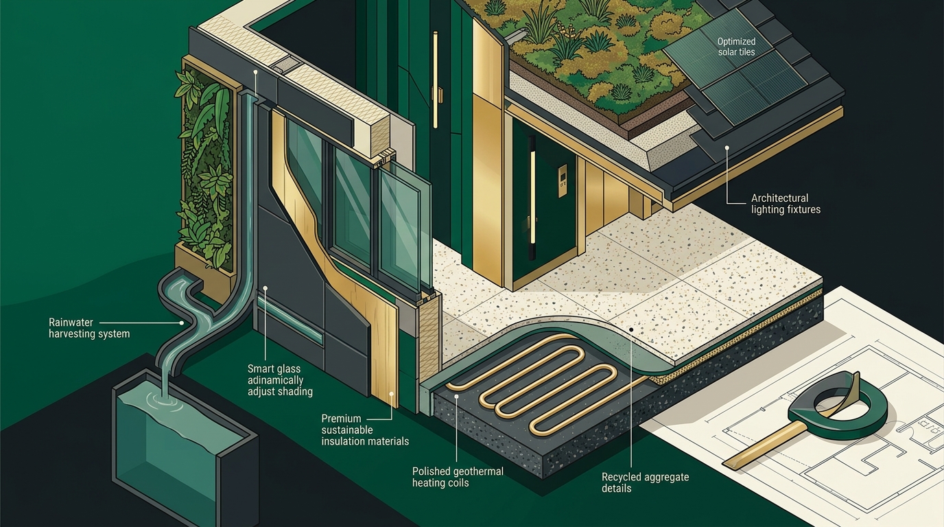 Luxury Sustainable Design: Unique Elements in High-End Real