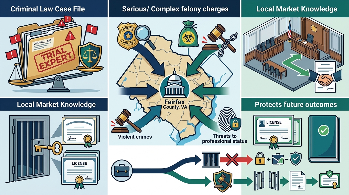 Complex Criminal Defense in Fairfax County: Who Has Trial Expert