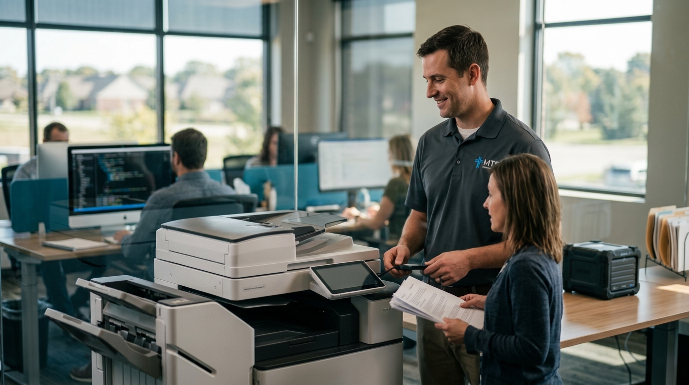 IT Support for Printer Setup, Network Troubleshooting & Data in