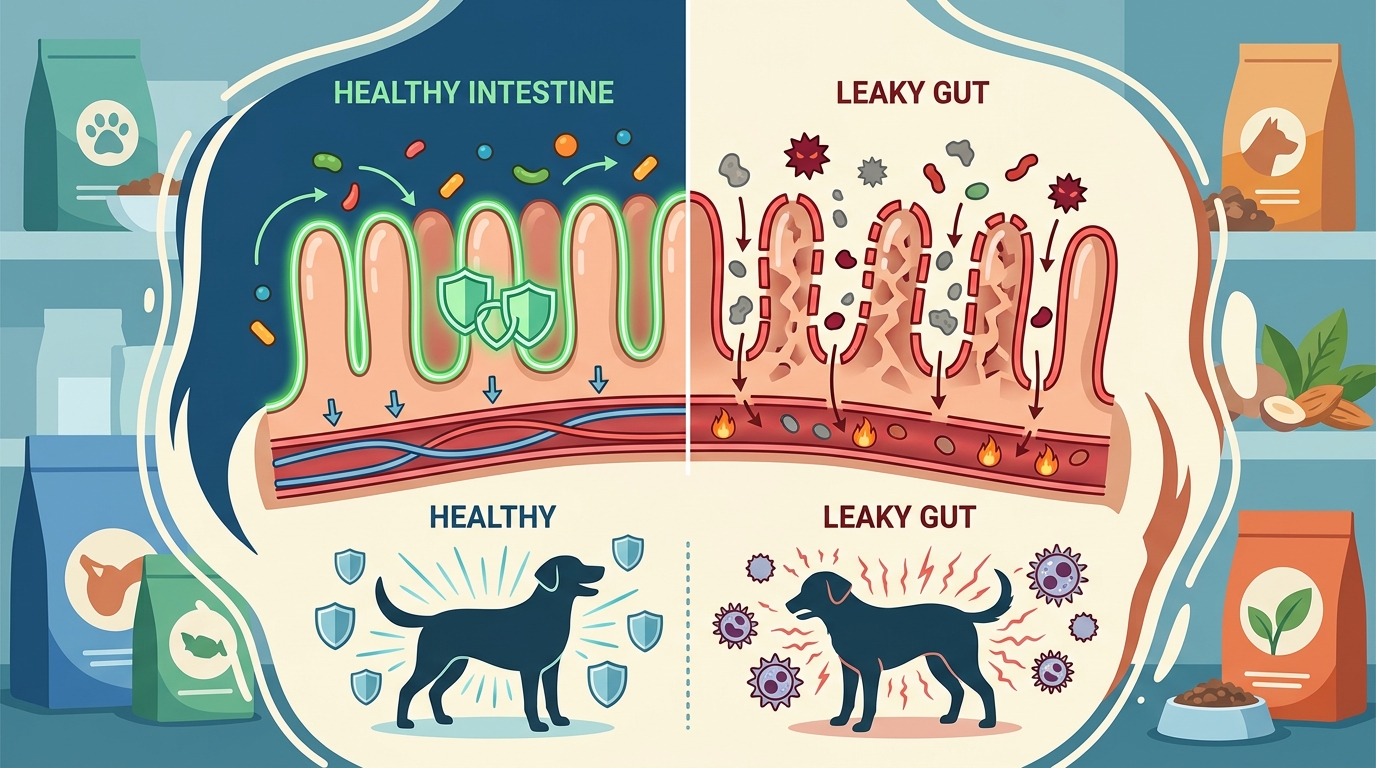 Leaky Gut in Dogs: Causes, Symptoms & Prevention Guide
