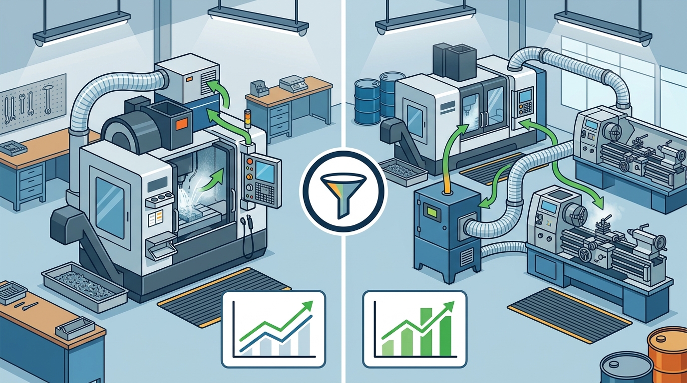 Choosing the Right Mist Collector for Your Machine Shop