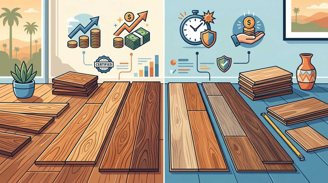 Laminate vs Hardwood Flooring: SC Home Guide