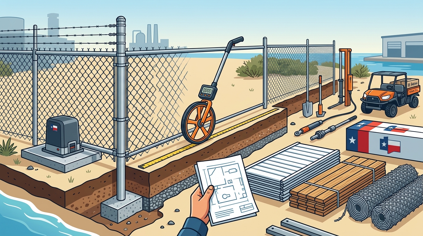 Small Business Fence Installation Cost in Matagorda County
