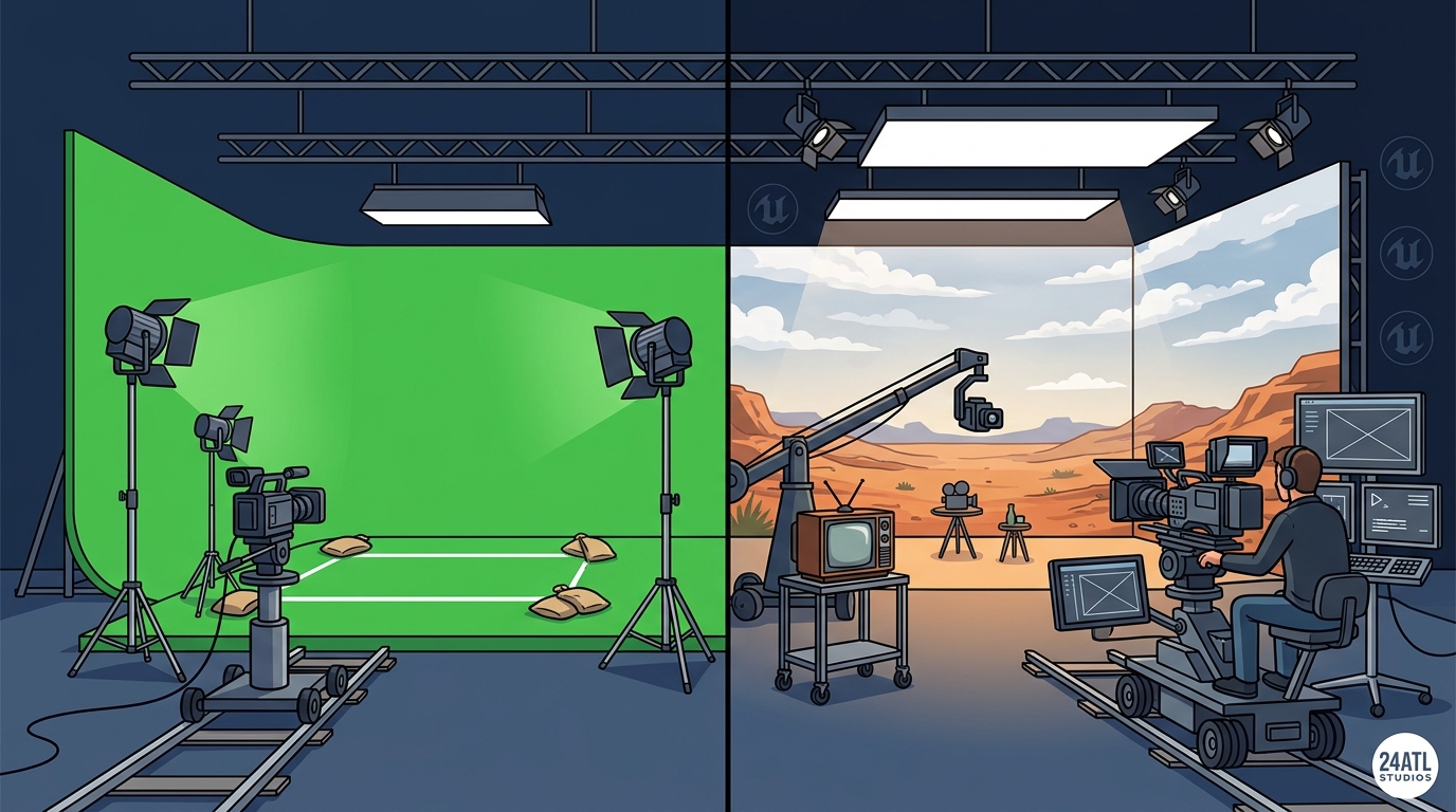 LED Volume vs Green Screen: When to Choose Virtual Production