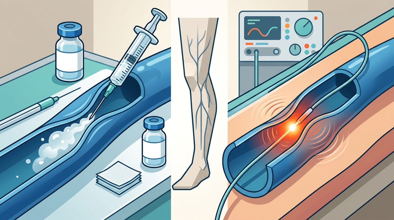 Sclerotherapy vs. Laser Vein Ablation: Key Differences Explained