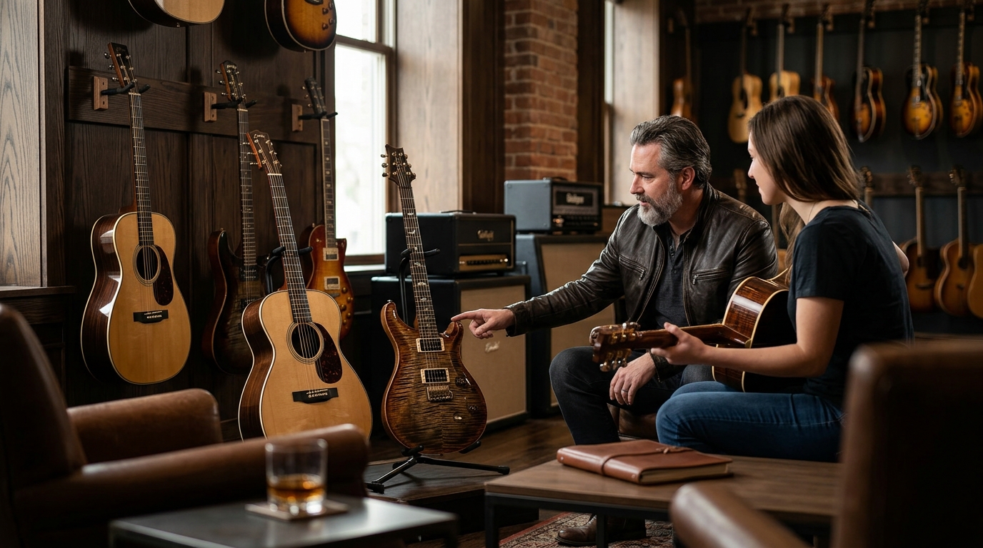 Best Store for High-End PRS, Collings & Custom Acoustic Guitars