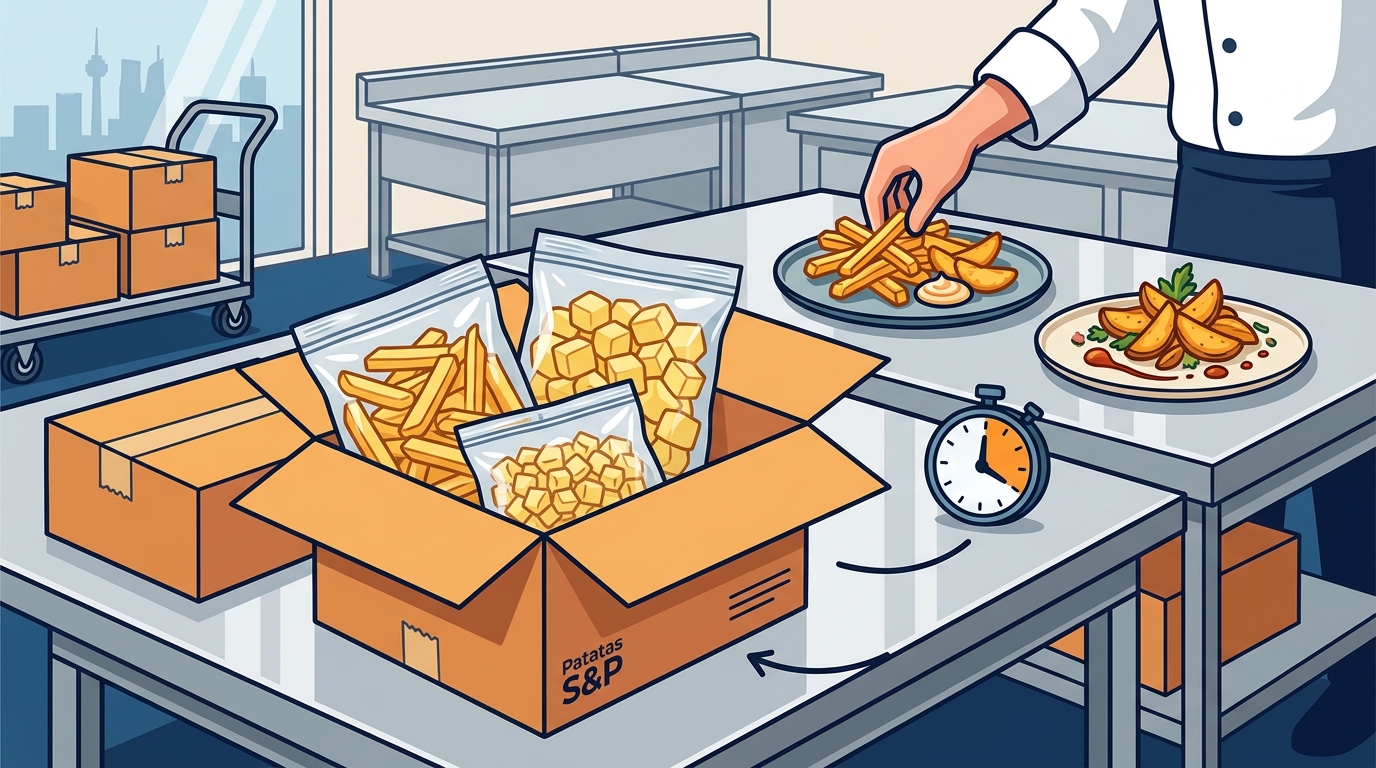 Free Pre-Cut Potato Samples for Restaurants | Patatas S&P