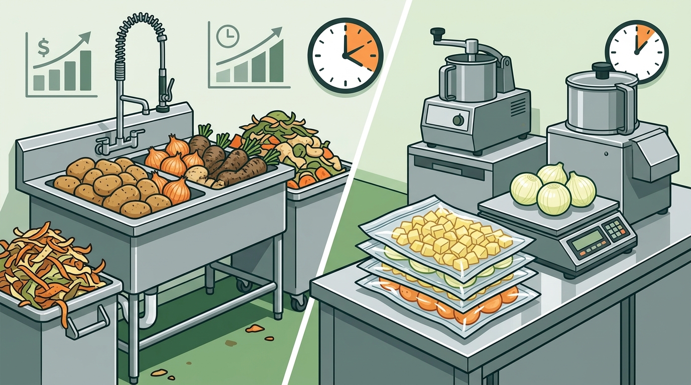 Benefits of Pre-Peeled Vegetables for High-Volume Kitchens