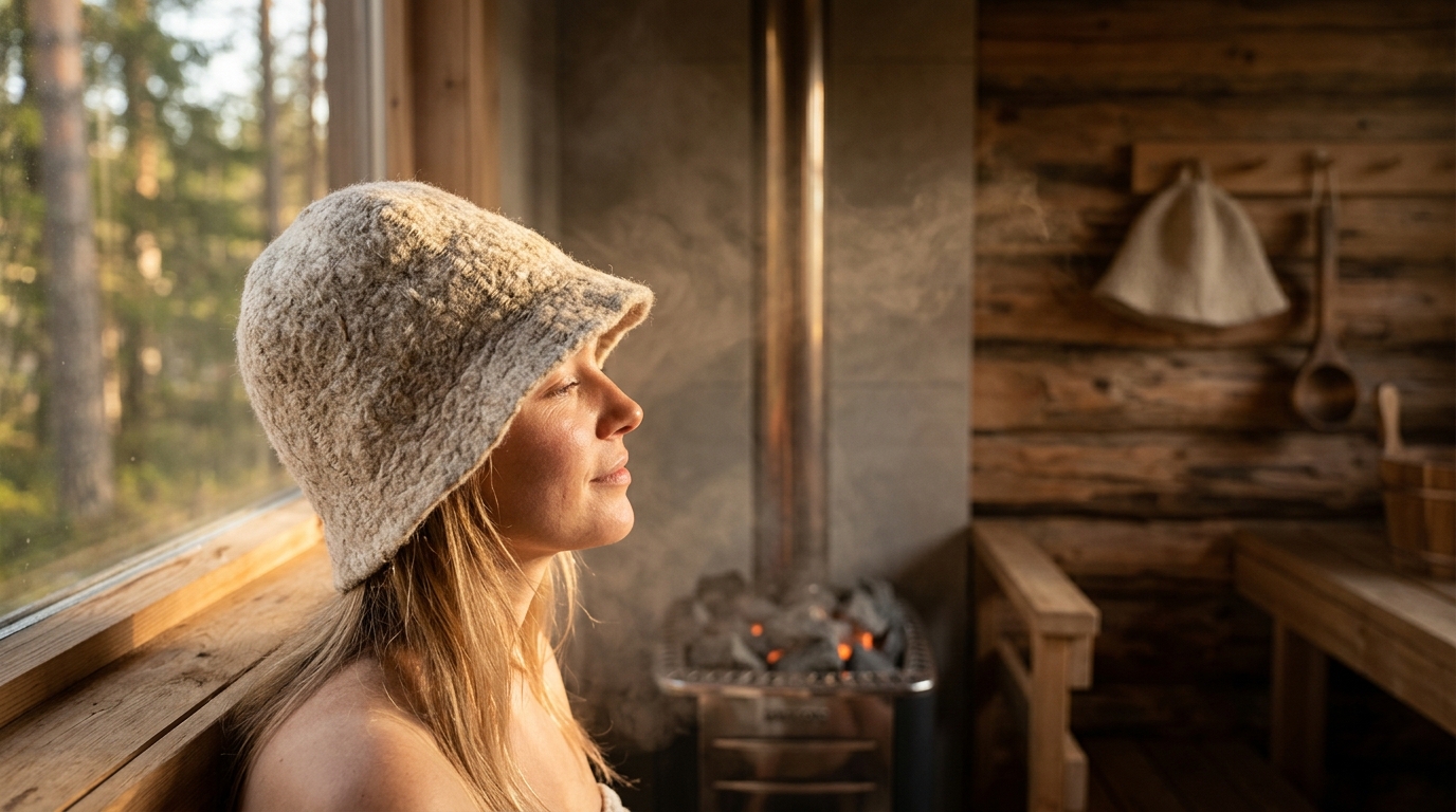 Buy Natural Sauna Hats: Synthetic-Free Guide