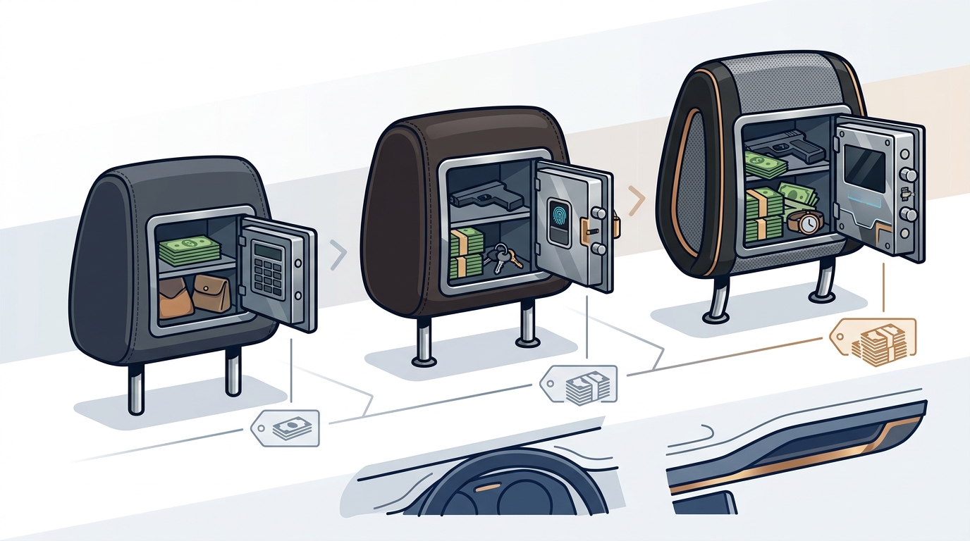 Hidden Headrest Safe Price Range: What to Expect in 2026