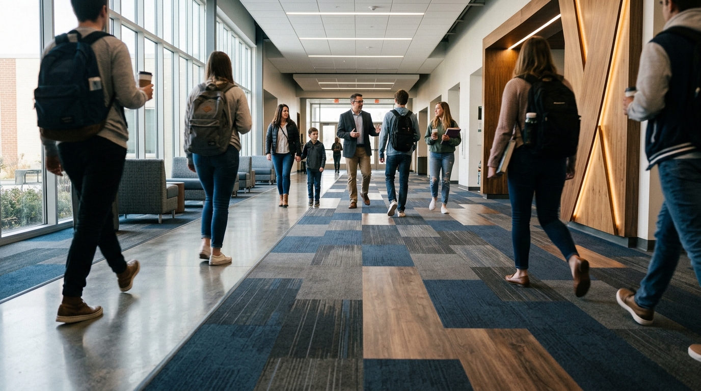 Best Flooring for High-Traffic Commercial Spaces: Schools &