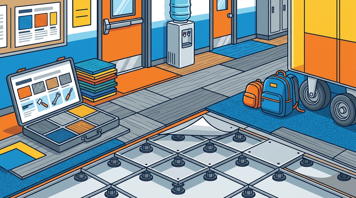 Best Flooring for High-Traffic Commercial Spaces: Schools &